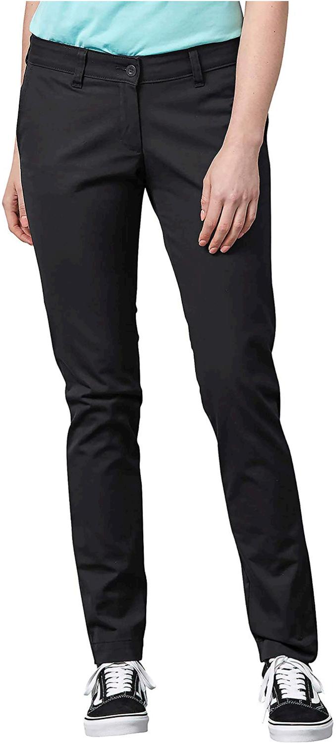 black twill pants women's