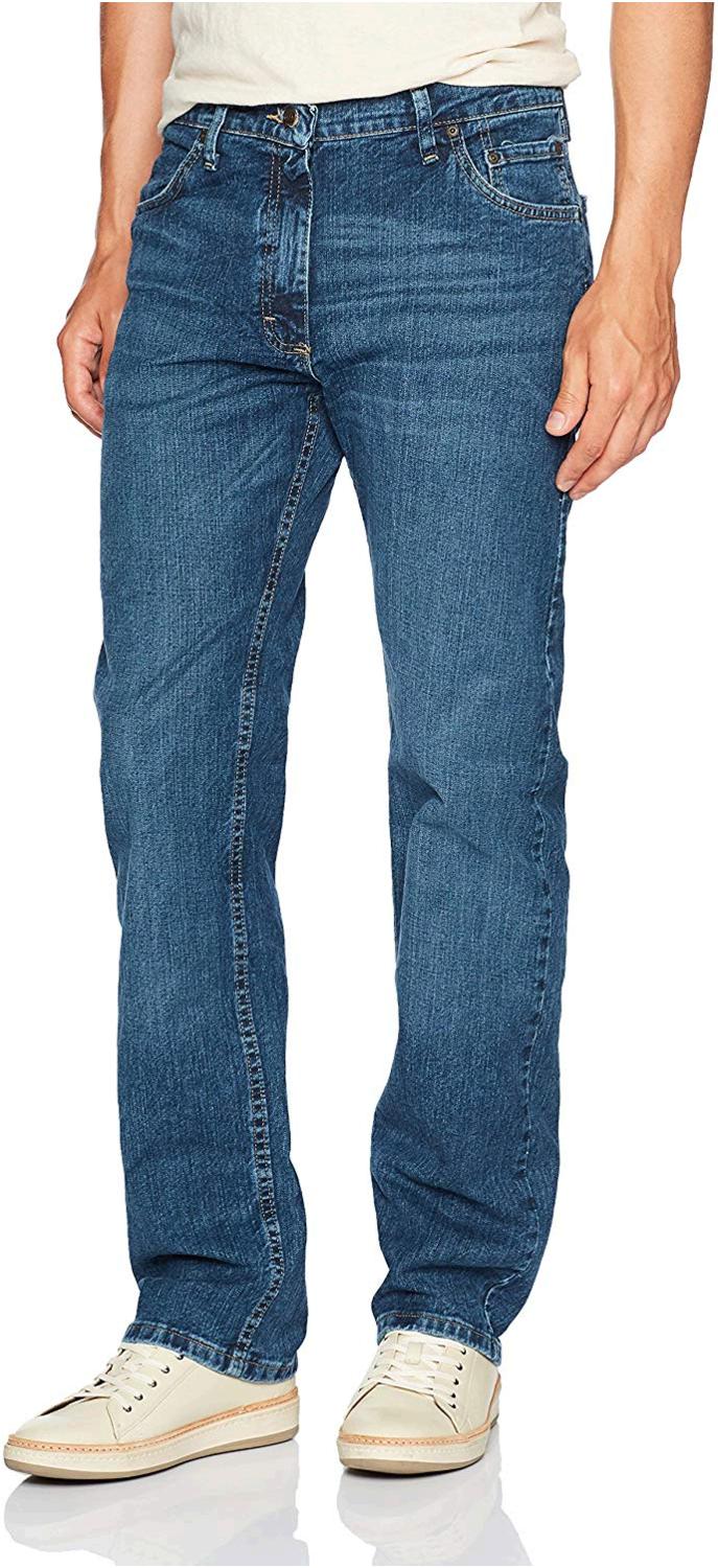 Wrangler Authentics Men's Classic Straight Leg Jean, Ranch, Blue, Size ...