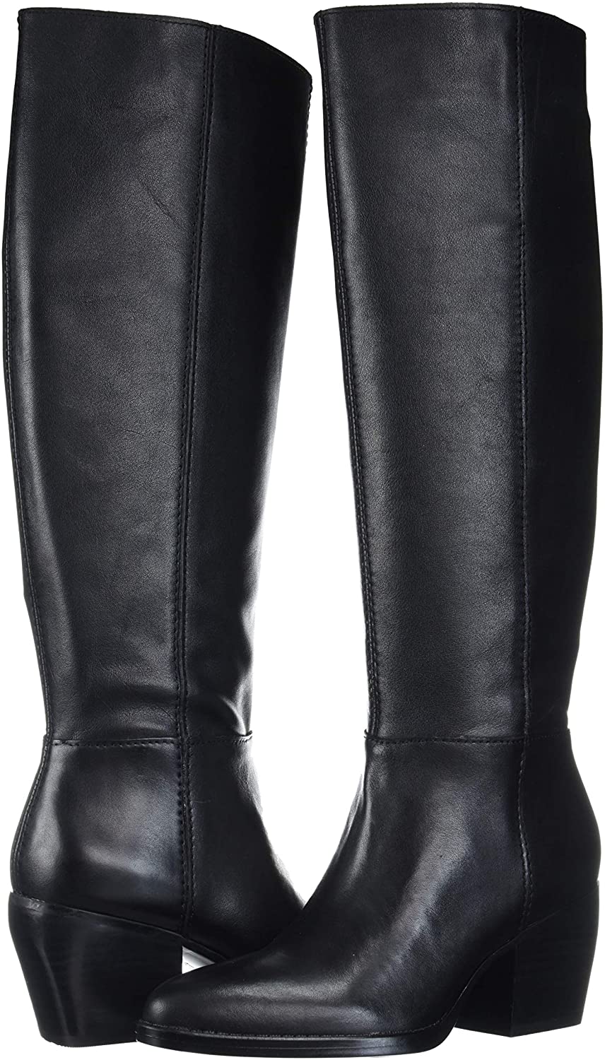 Naturalizer Womens FAE Black Leather Knee High Boots 7, Black Leather ...