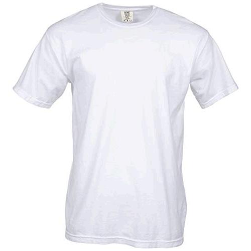 Comfort Colors Men's Adult Short Sleeve Tee, Style 1717,, White, Size ...