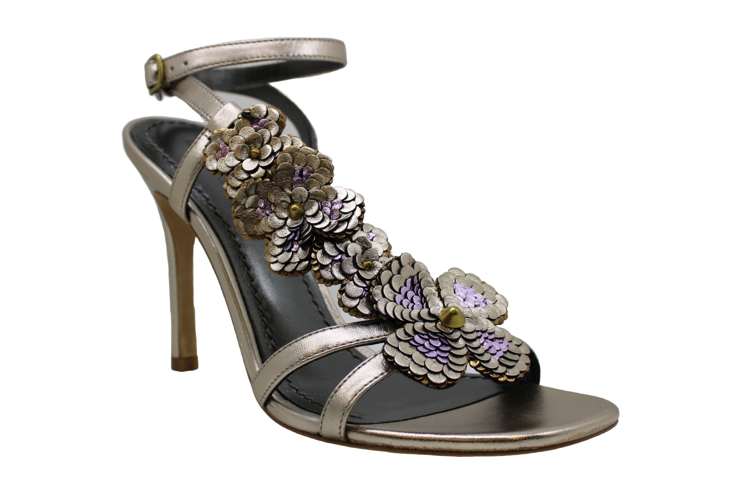 Coach Womens Bianca Leather Open Toe SlingBack Classic, Champagne CHP, Size 10.0 | eBay