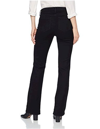 black bootleg jeans