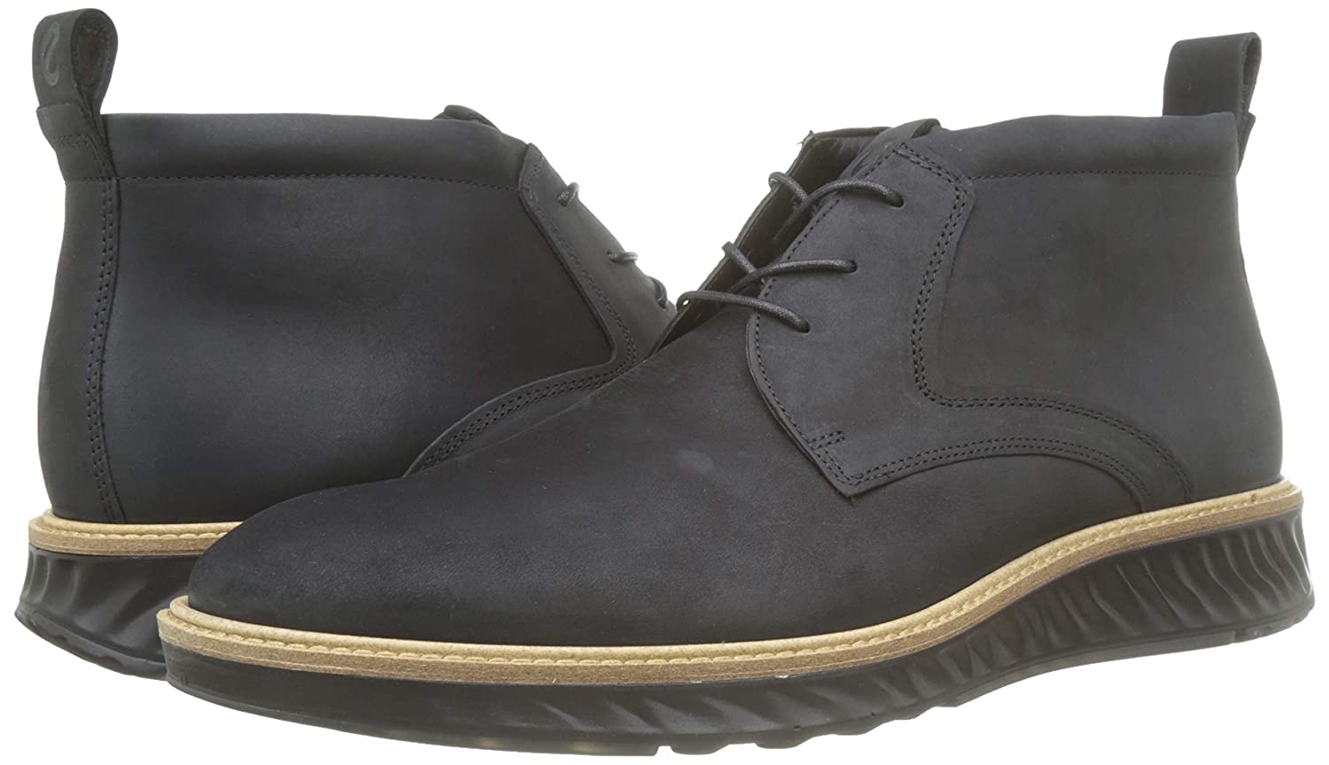 ECCO Men's St1 Hybrid Chukka Boot, Black Nubuck, Size 11.0 iMHu eBay