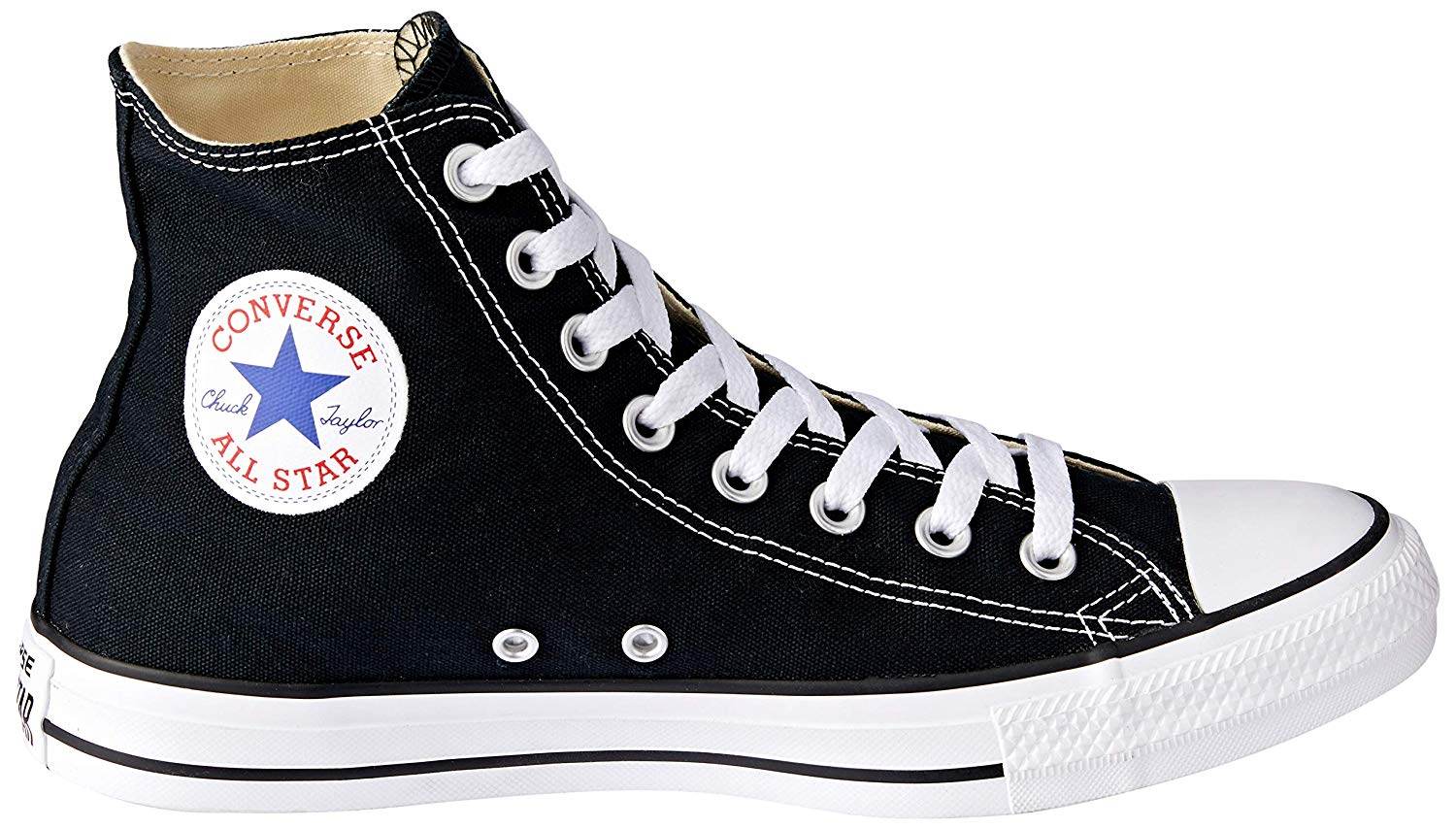 Converse Womens ctas hi Hight Top Lace Up Fashion Sneakers, Black, Size ...