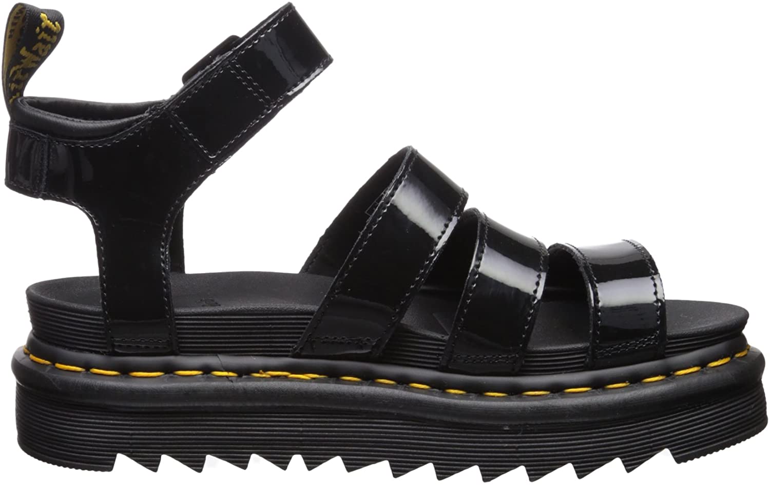 black gladiator sandals dr martens