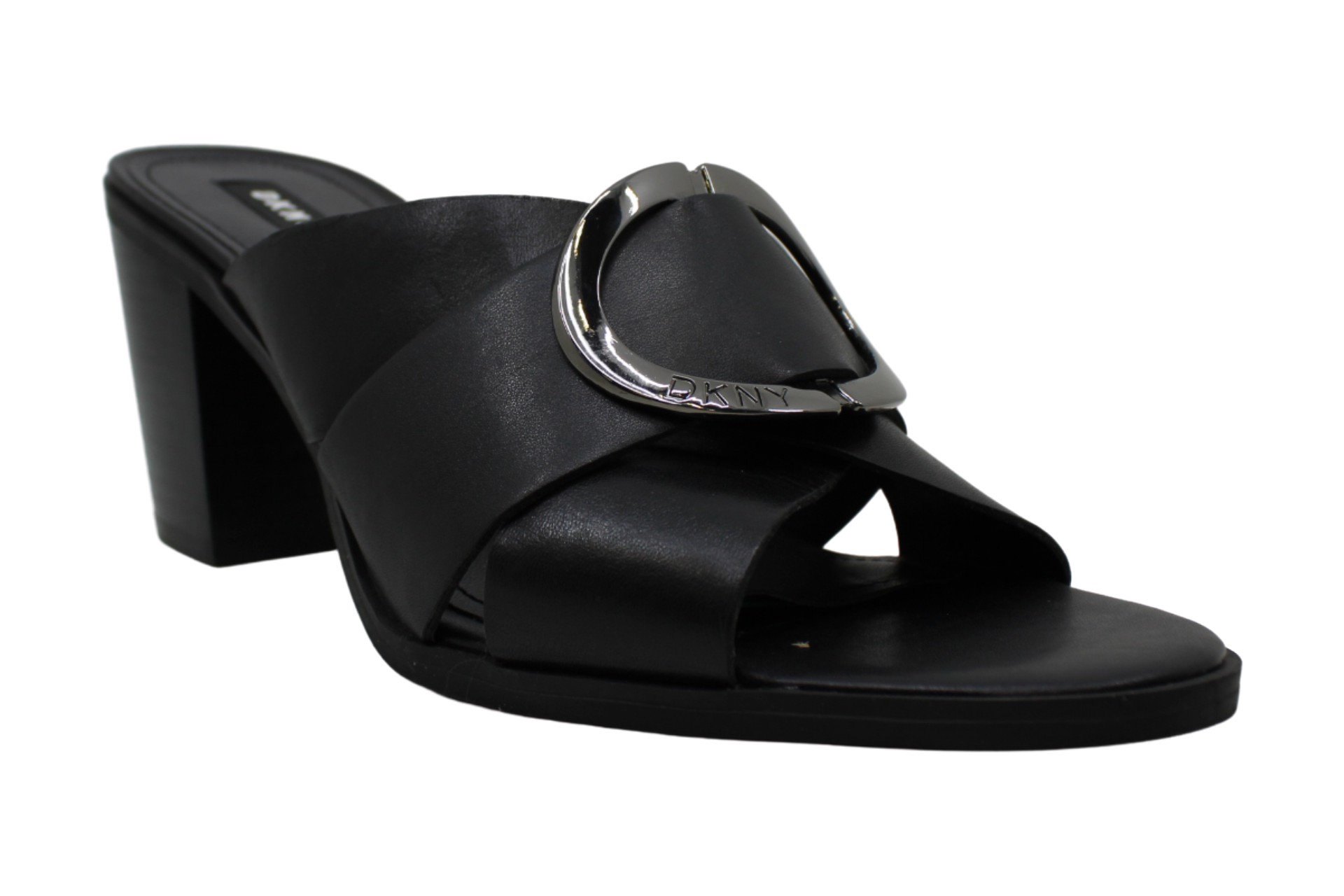 dkny mules black