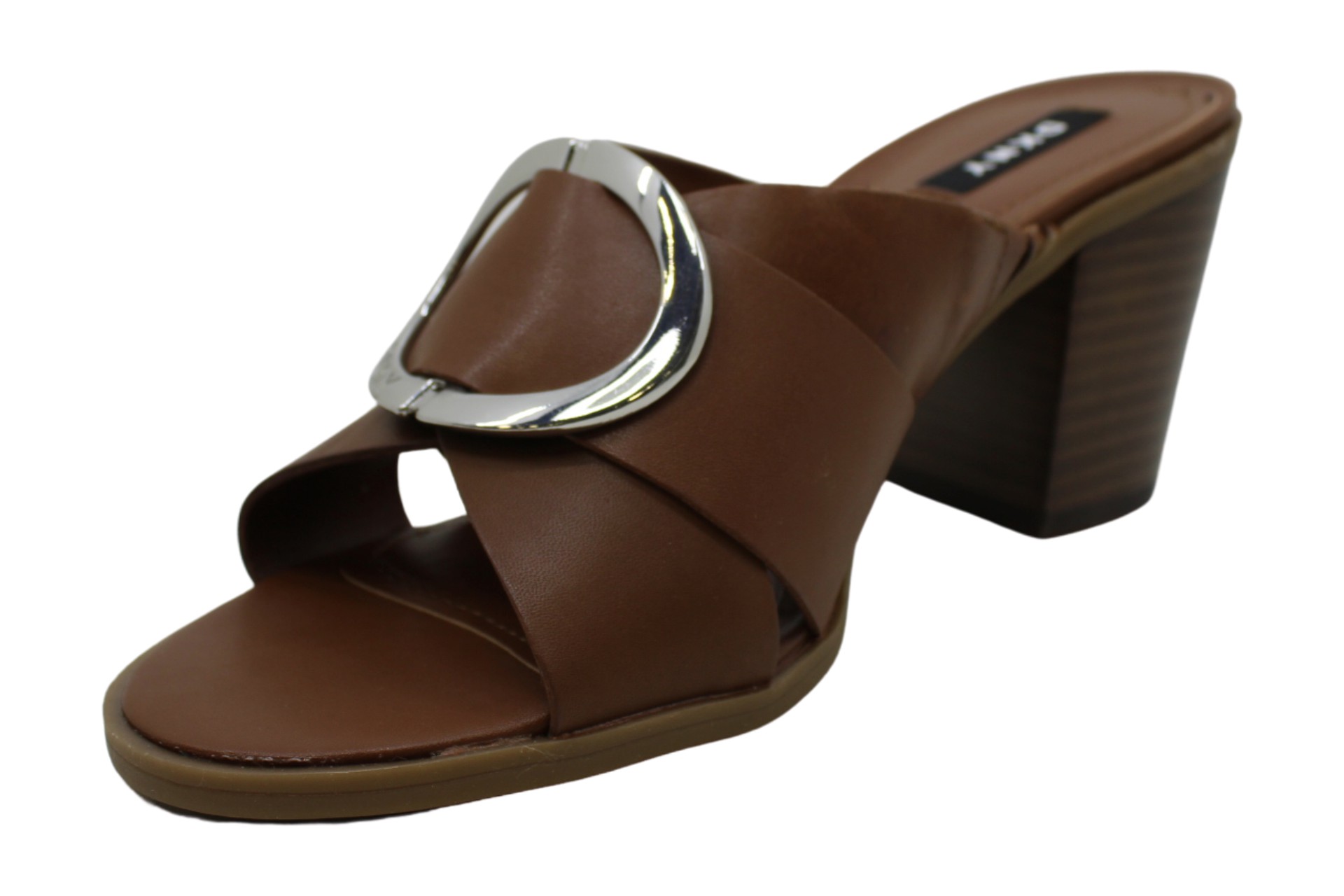 open toe mules flat