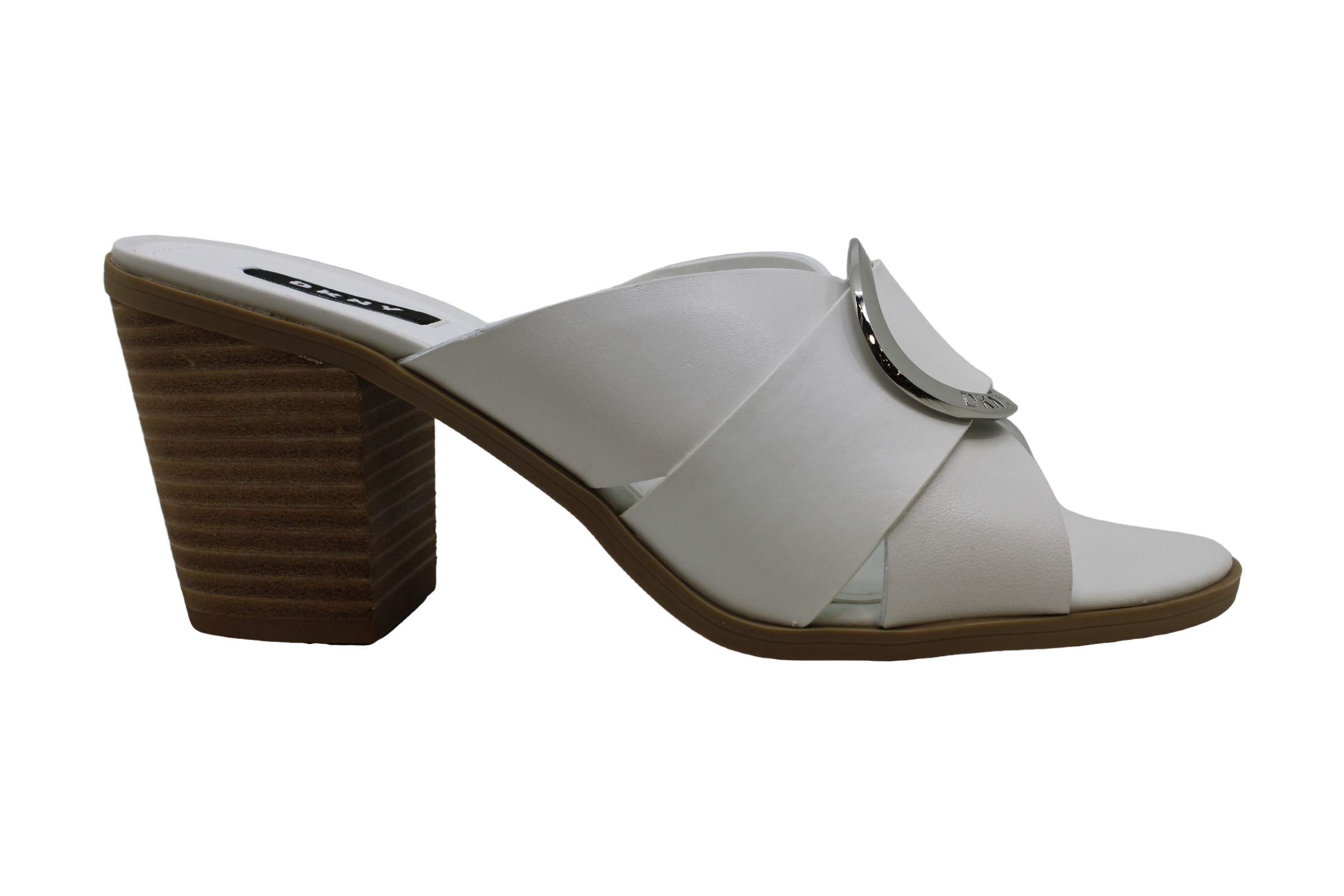 white open toe mules