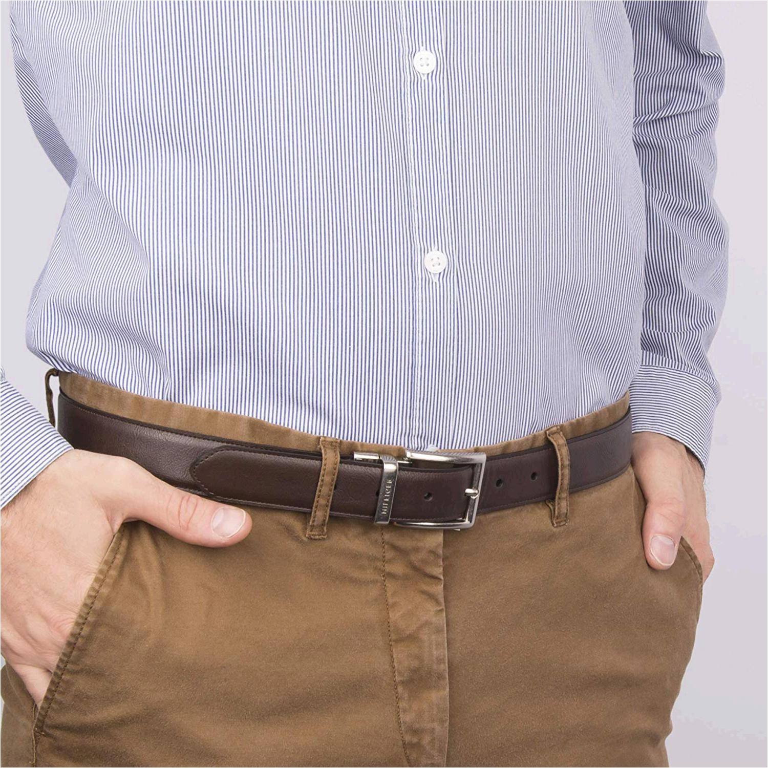 Tommy Hilfiger Reversible Leather Belt - Casual for Mens, Brown/Black, Size 34 i | eBay