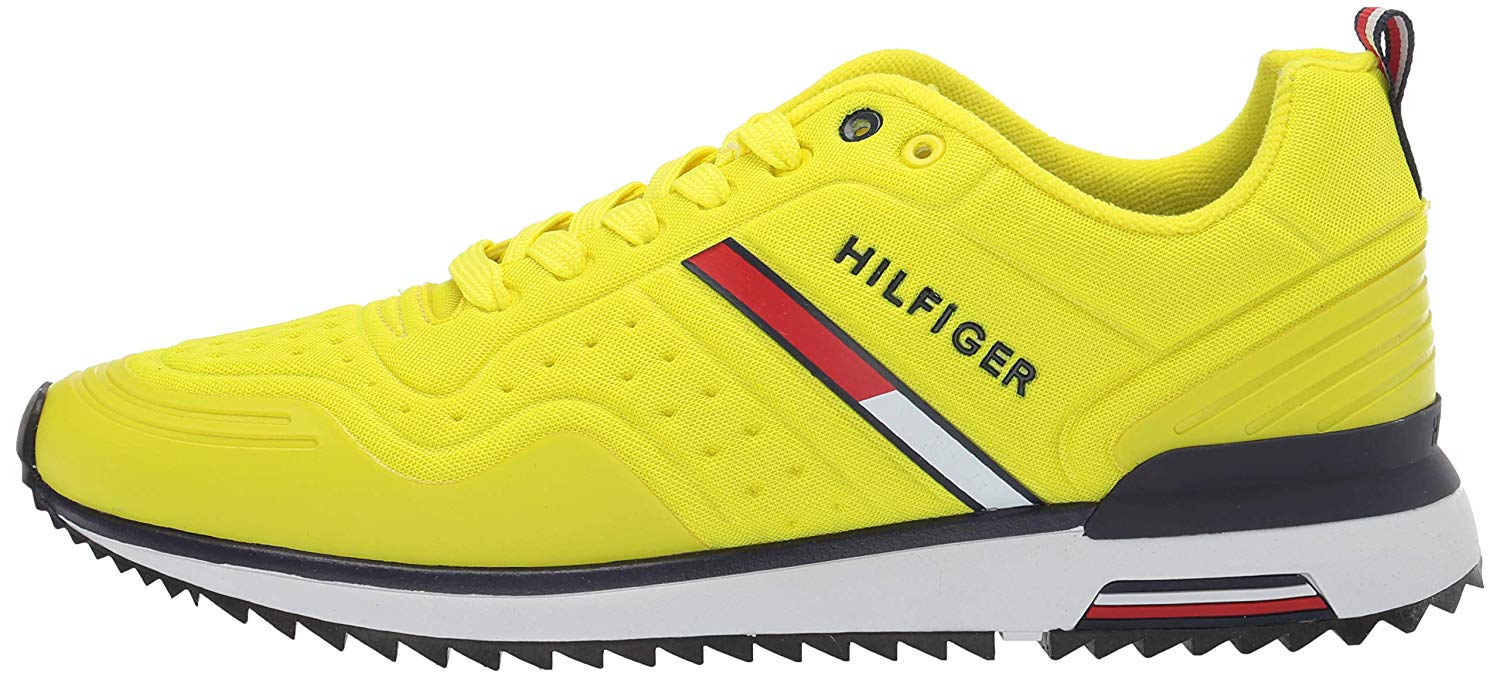 yellow slip on trainers