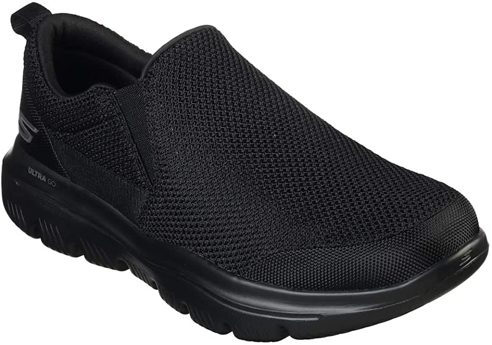Skechers Men's Go Walk Evolution Ultra-Impeccable Sneaker, Black, Size ...
