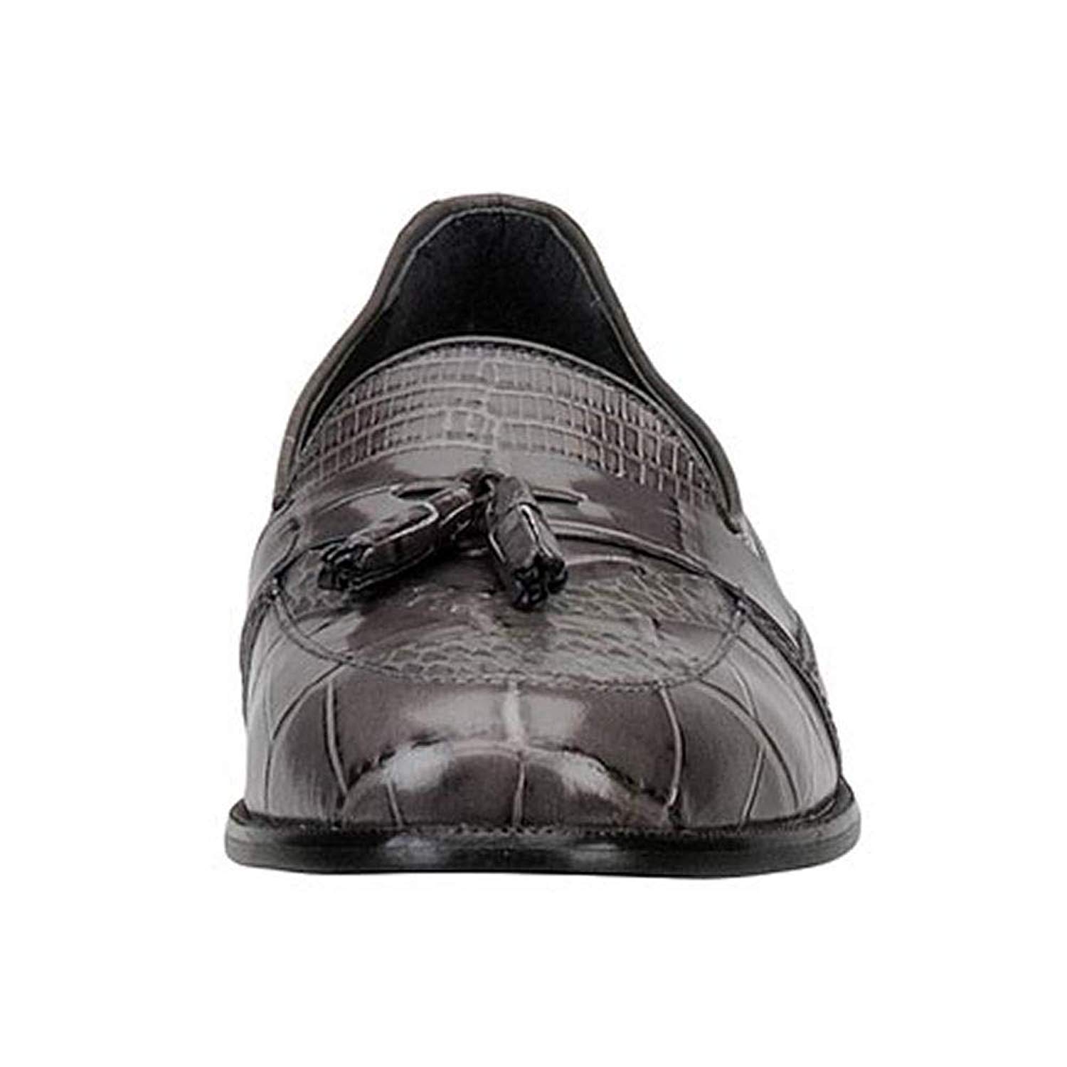 Stacy Adams Mens Sabola Round Toe Slip On Shoes, Grey