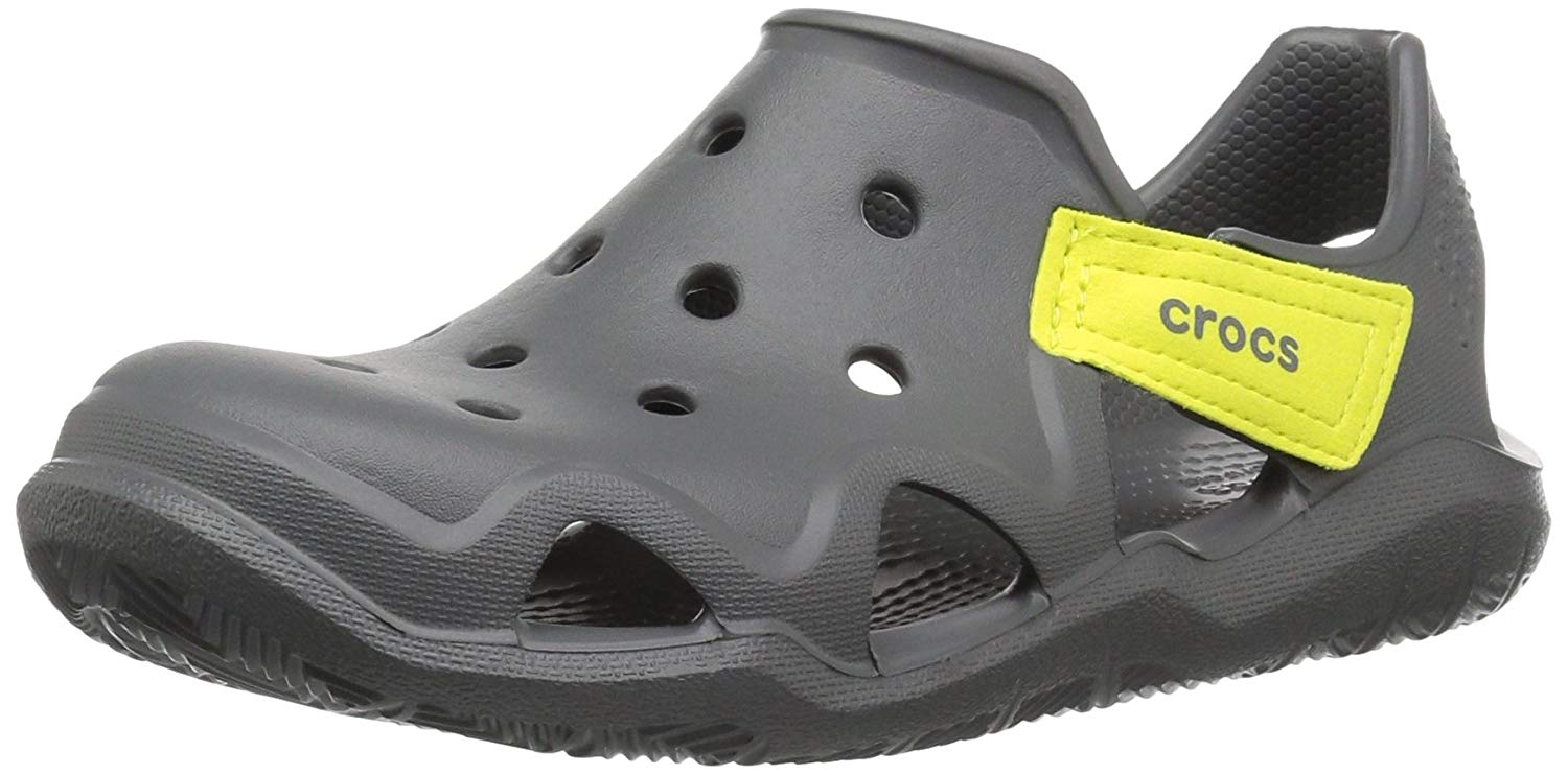  Crocs  Kids Swiftwater Wave Sandal  Grey Size  8 0 N8Wr eBay