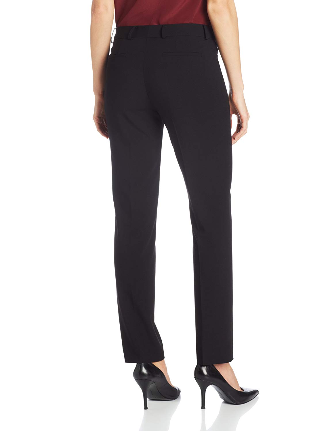 Calvin Klein Women's Slim-Fit Suit Pant, Black, 12, Black, Size 12.0 ...