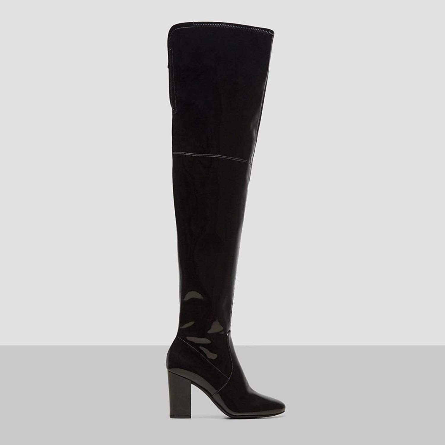 kenneth cole black knee high boots