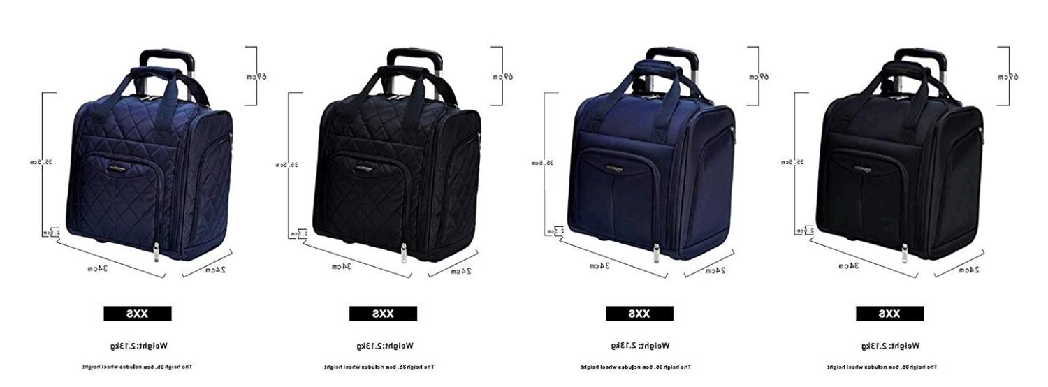 Amazonbasics Underseat Carry-on Rolling Travel Luggage Bag | Paul Smith
