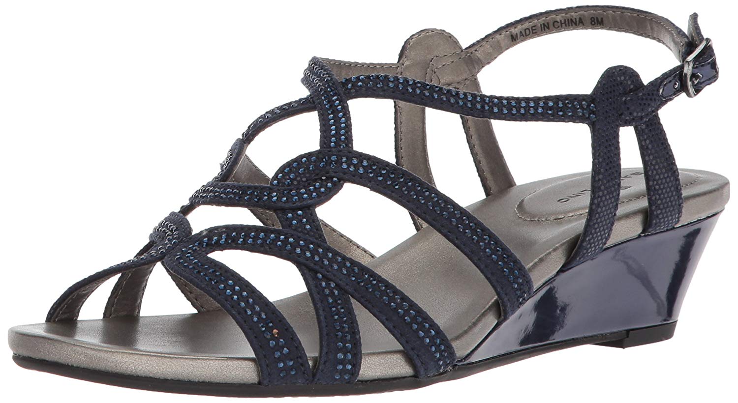 bandolino navy blue sandals