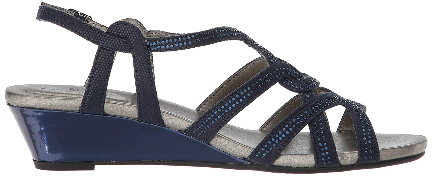 bandolino navy blue sandals