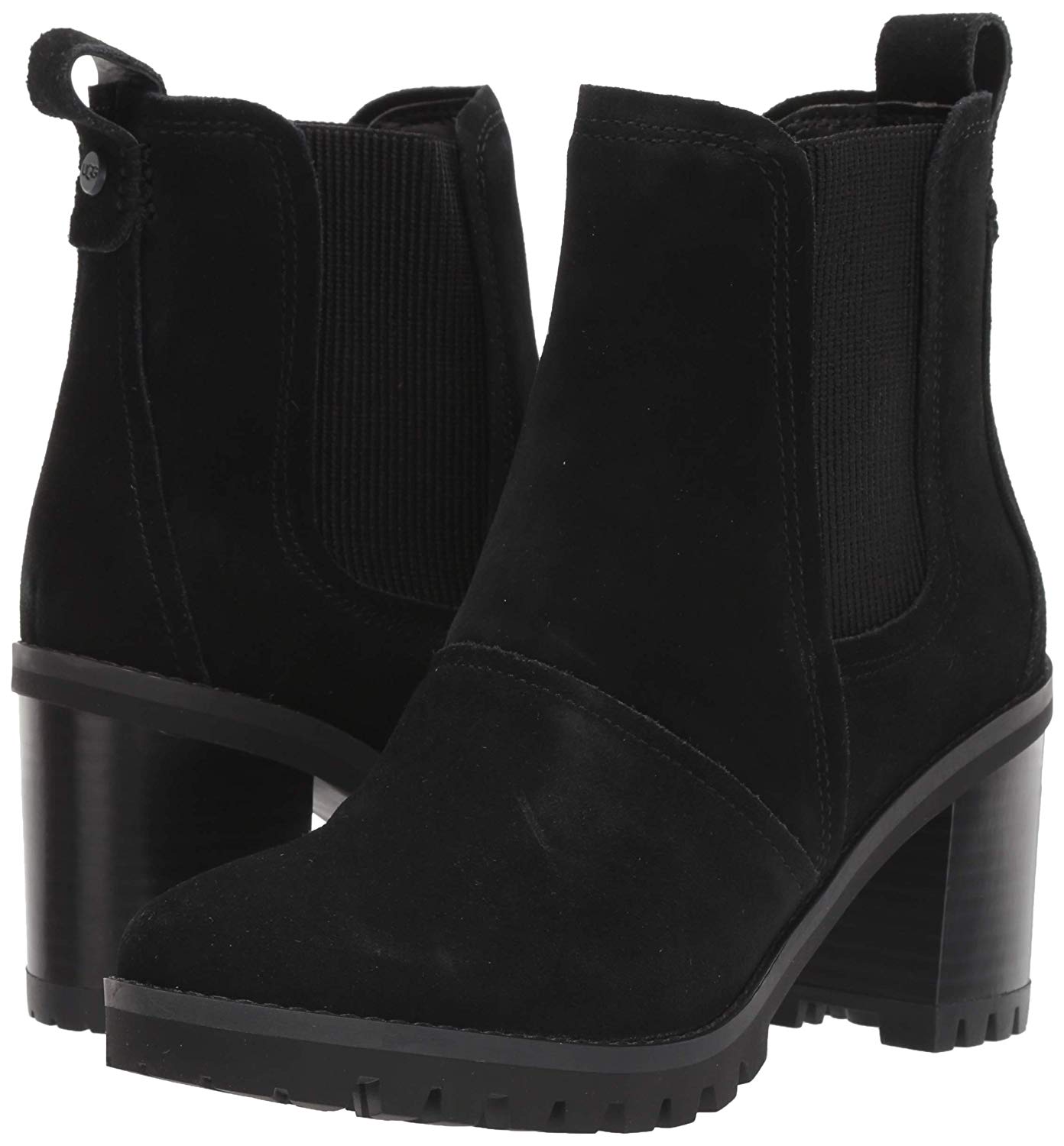 UGG Women's Hazel Chelsea Boot, Black, Size 7.0 Xl2T | eBay