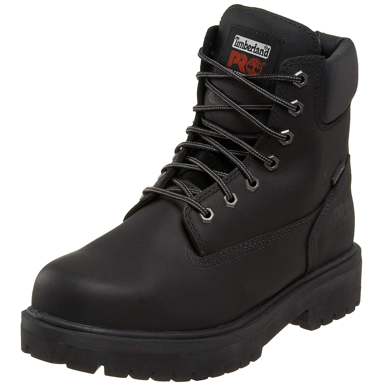 timberland black steel toe work boots