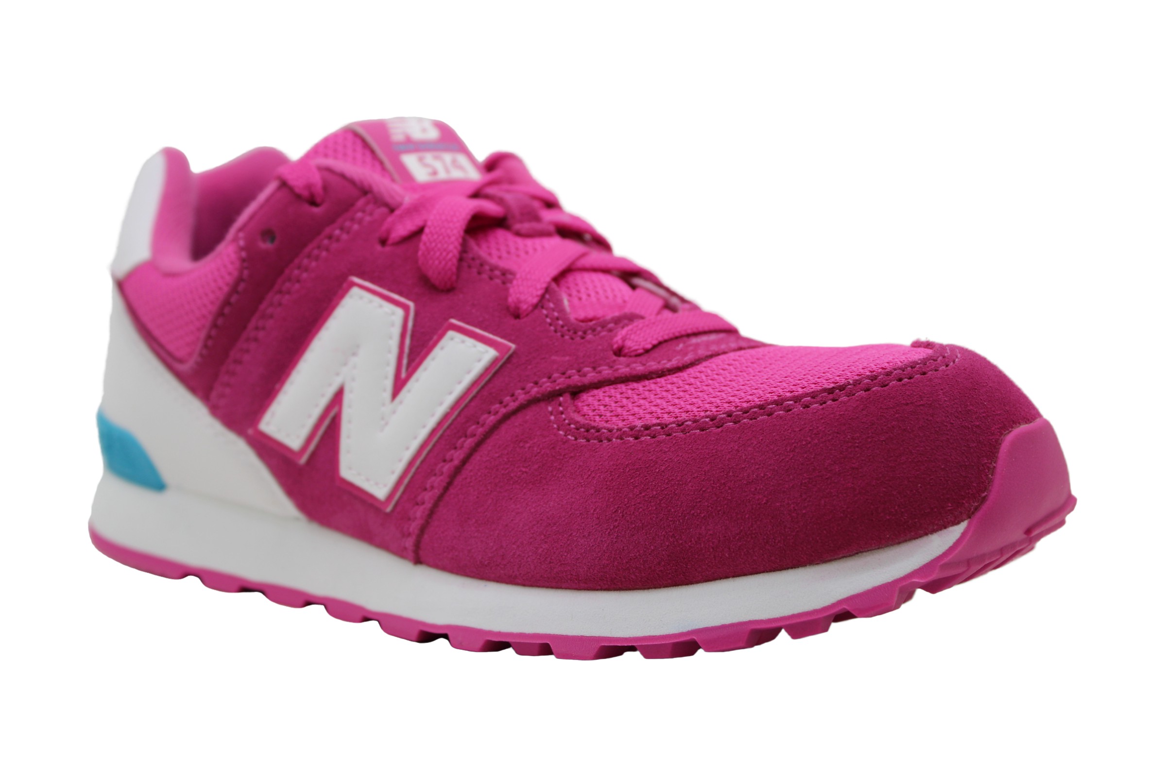 New Balance Baby Boy KL574V71 Lace Up Sneakers, Pink Flamingo/White ...