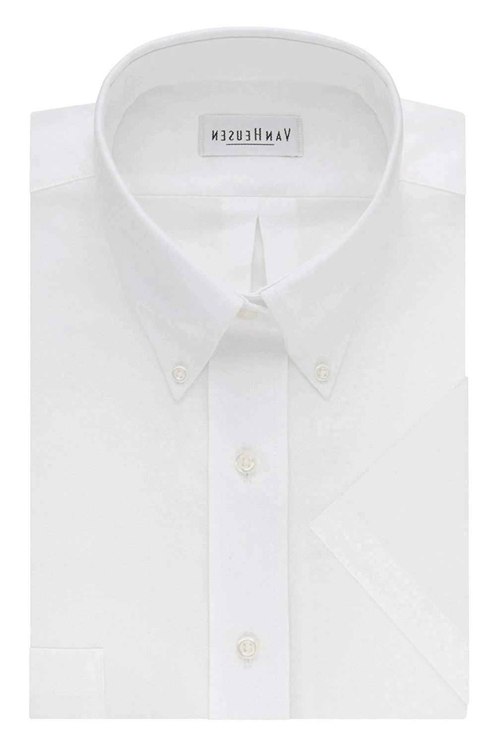 men's short sleeve white dress shirt clothing