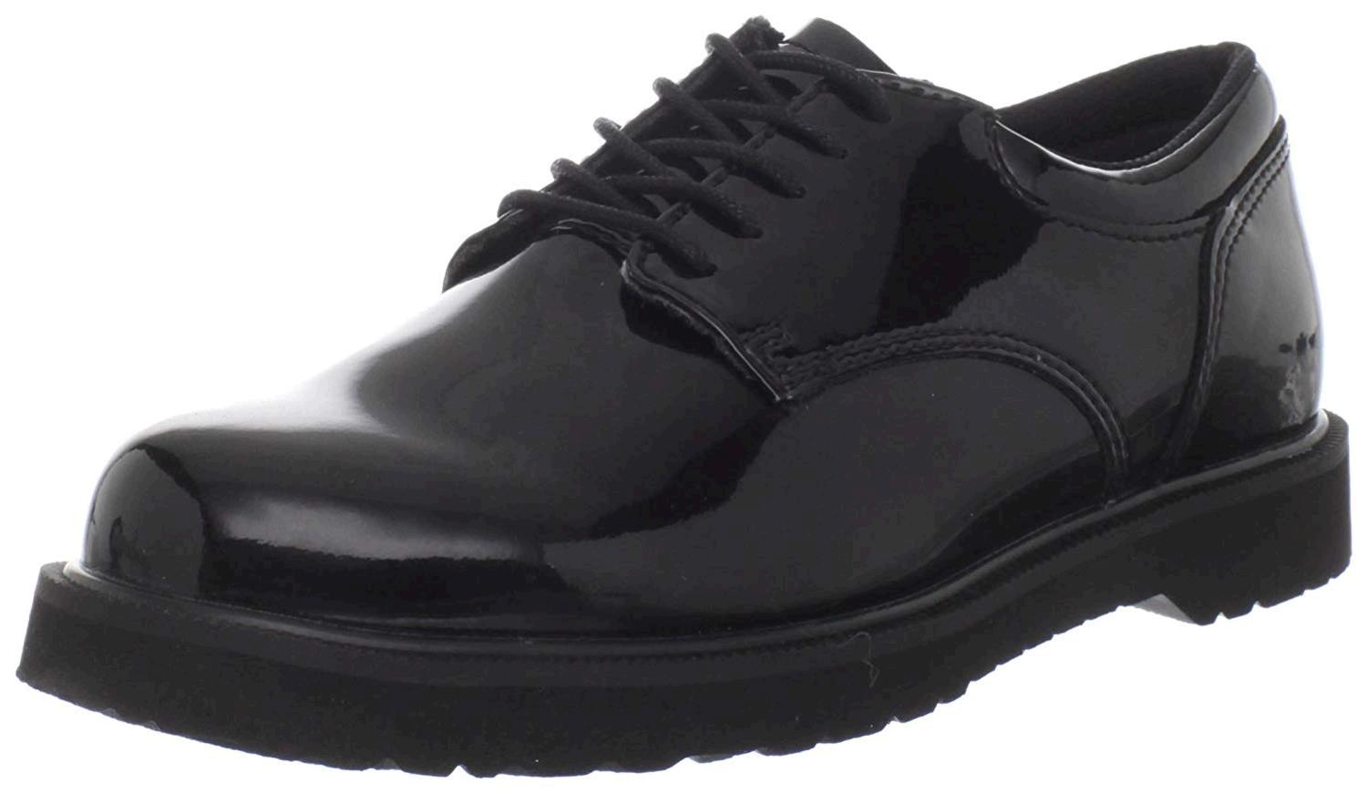 high gloss duty shoes