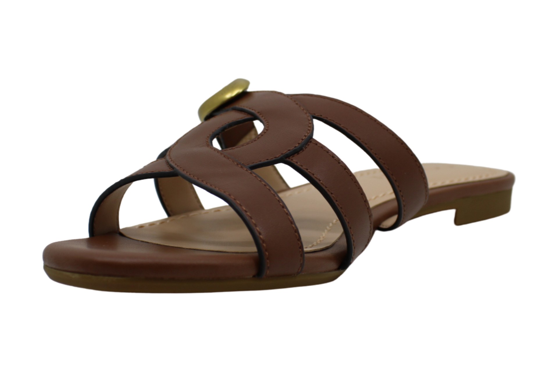 coach slides brown