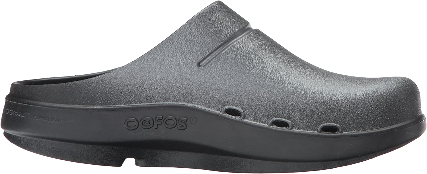 OOFOS - Unisex OOCloog - Post Run Sports Recovery Clog, Graphite, Size ...
