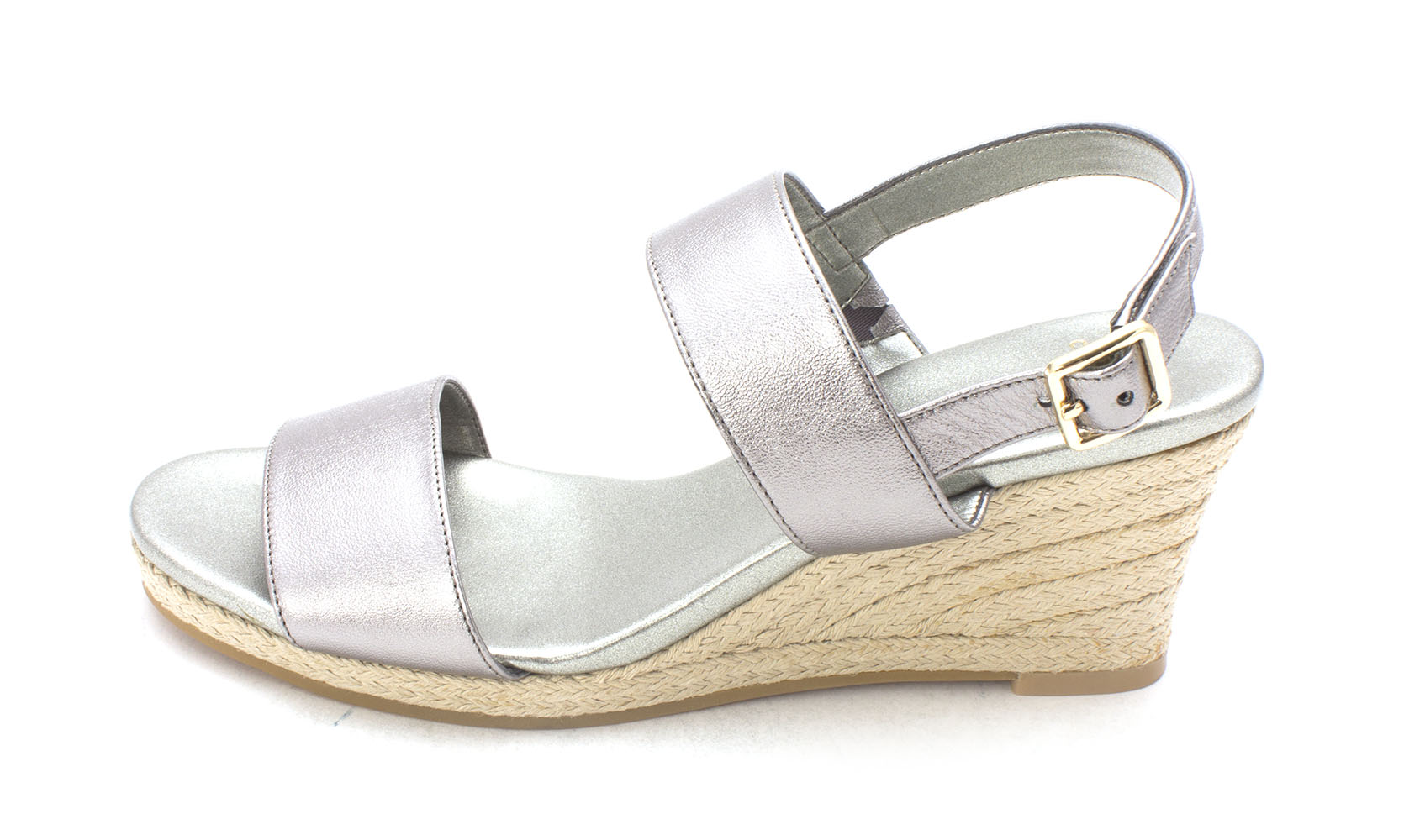 Cole Haan Womens Aleahsam Open Toe Casual Espadrille Sandals Gunmetal Size 60 Cole Haan Womens Aleahsam Open Toe Casual Espadrille Sandals Gunmetal Size 60