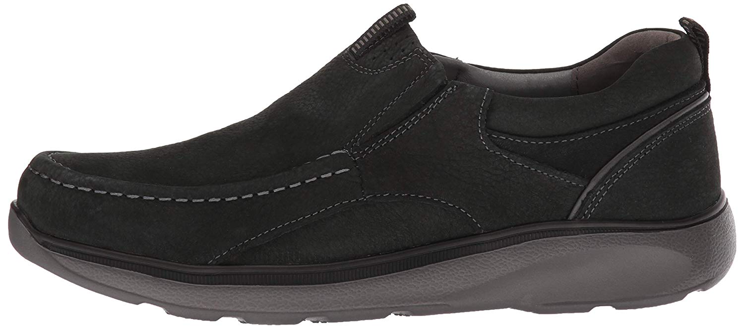 black slip on casual shoes
