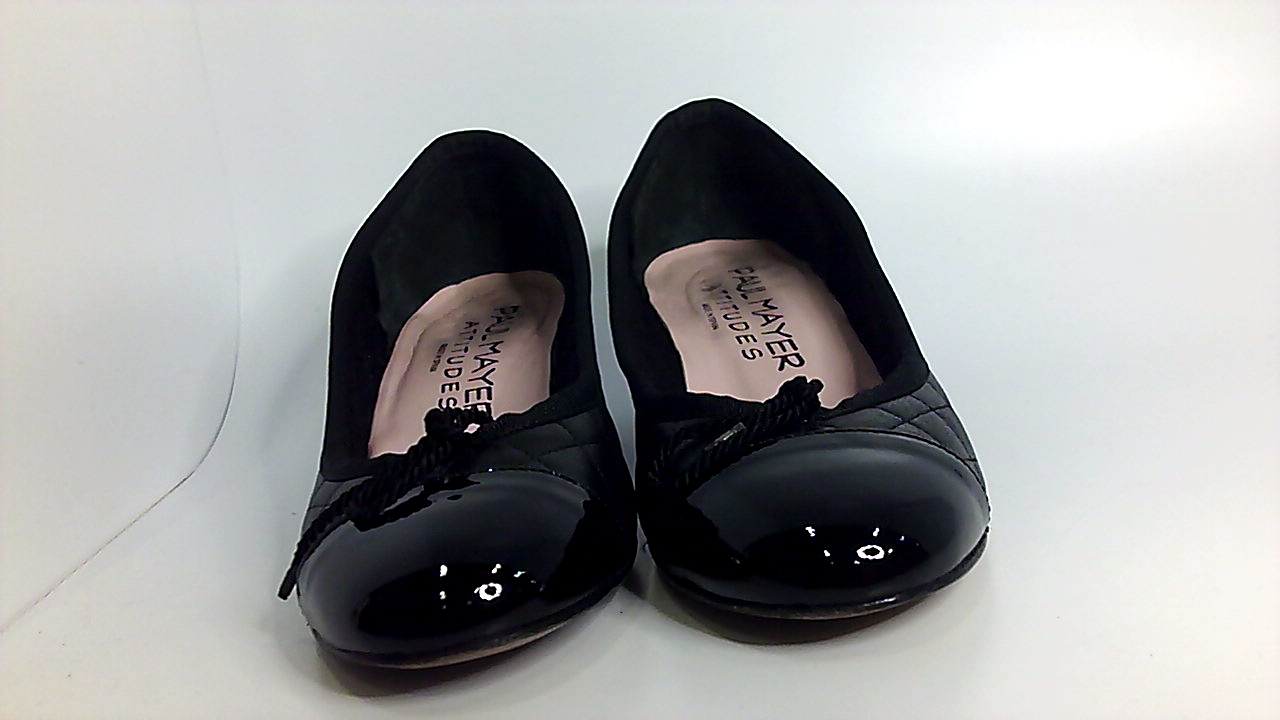 Paul-Mayer-Attitudes-Womens-Nice-Round-Toe-Wedge-Pumps-Black-Size-7-5-VSBF